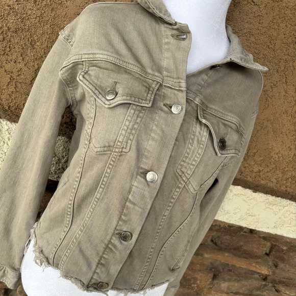 Ralph Lauren Beige khaki Denim Jacket - Picture 2 of 4